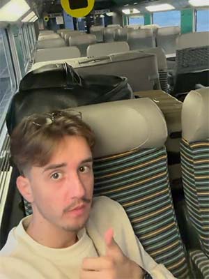 Je déconne dans le TGV, gay voyageur, Pantin 93500