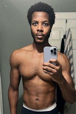 Beau noir de France se remet à la gym, Marseille Castellane