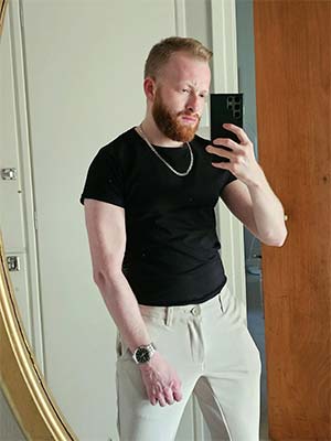 Un roux dans le miroir, gay single du Petit-Quevilly